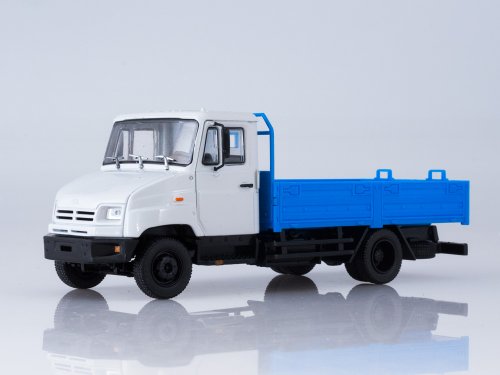 ЗиЛ-5301 бортовой - белый/синий TR1033 Модель 1:43