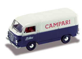 lancia jolly van «campari» - blue/white 530743 Модель 1:43