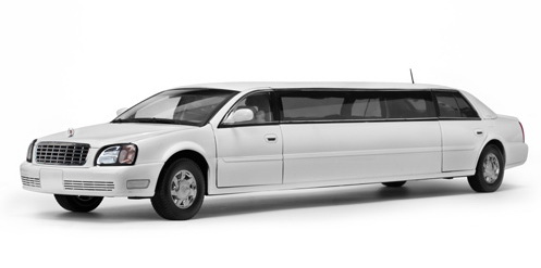 Модель 1:18 Cadillac DeVille Limousine - white