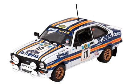 ford escort mkii rs, no.10, david sutton motorsport, rallye acropolis, 1980, a.vatanen/d.richa SS4444 Модель 1:18