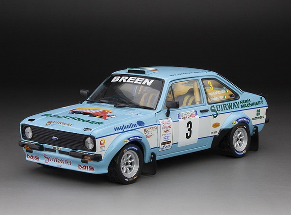 Модель 1:18 Ford Escort RS1800 - #3 C.Breen/V.Hennessey - Winner West Wales Rally Spares Jaffa Stages 2015
