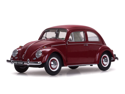 Модель 1:12 Volkswagen Beetle Saloon (Ruby Red)