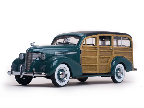 chevrolet woody station wagon 1939 - yosemite green SS6171 Модель 1:18