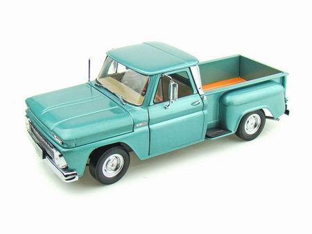 chevrolet c-10 stepside pickup truck - turquoise SS1382 Модель 1:18