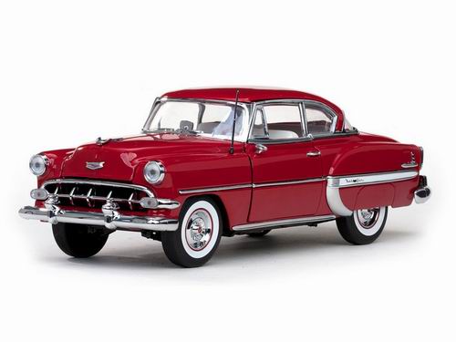 chevrolet bel air hardtop coupe - red SS1700 Модель 1:18