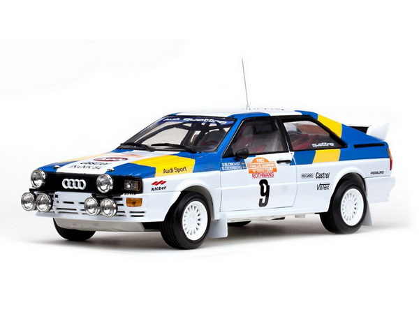 Модель 1:18 Audi Quattro Rally №11 Rallye Monte-Carlo (M.Cinotto - E.Radaelli)