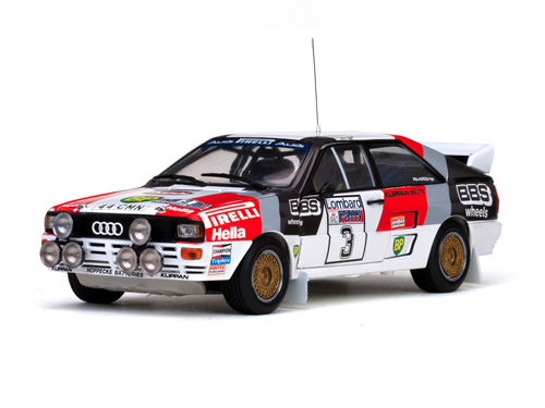 Модель 1:18 Audi Quattro A2 №3 Winner Rally Lombard RAC (Stig Lennart Blomqvist - Bjorn Cederberg)