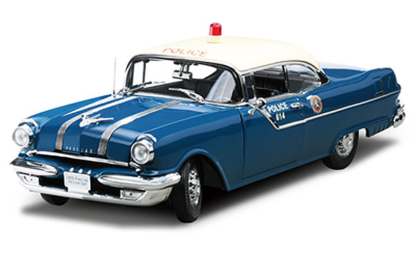 pontiac star chief hard top police car - bluewhite SS5046 Модель 1:18