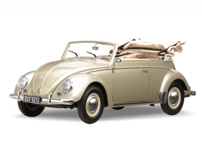 Модель 1:12 Volkswagen Beetle Cabrio - beige met