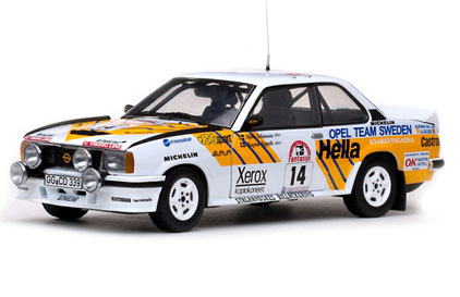 Модель 1:18 Opel Ascona 400 №14 1000 Lakes Rally (B.Johansson - R.Spjuth)