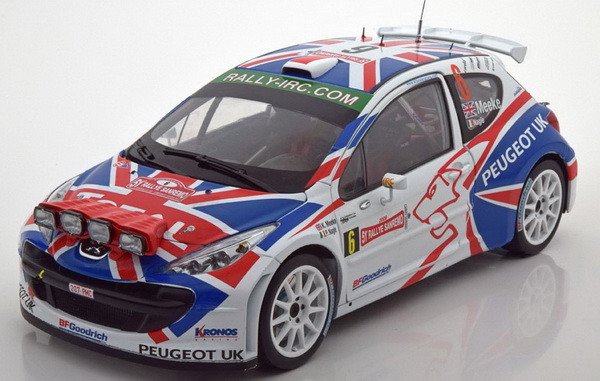 Модель 1:18 Peugeot 207 S20000 №6 Winner Rally Sanremo (Kris Meeke - Paul Nagle)