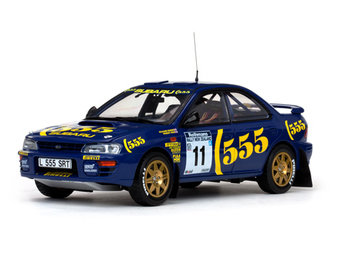 Модель 1:18 Subaru Impreza №11 «555» Rally New Zealand (Richard Alexander Burns - Robert Reid)