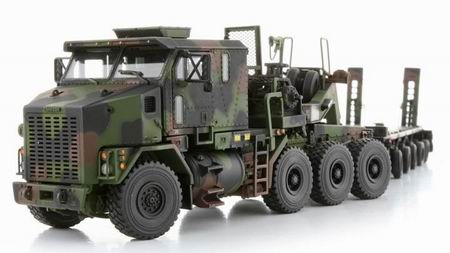 het m1070 with m1000 trailer - camouflage 1500-C Модель 1:50