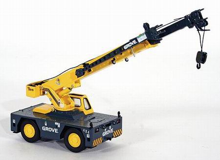grove yard boss 5515 carrydeck crane - black/yellow 2017-YB Модель 1:50