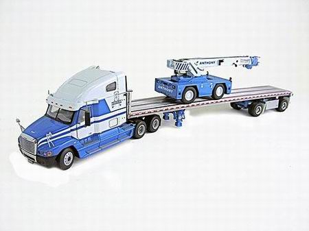 anthony - freightliner with flatbed and shuttlelift crane 2059-ANT Модель 1:50