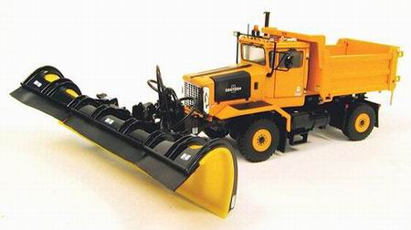 oshkosh p series 2-axle plow - yellow 3004-Y Модель 1:50