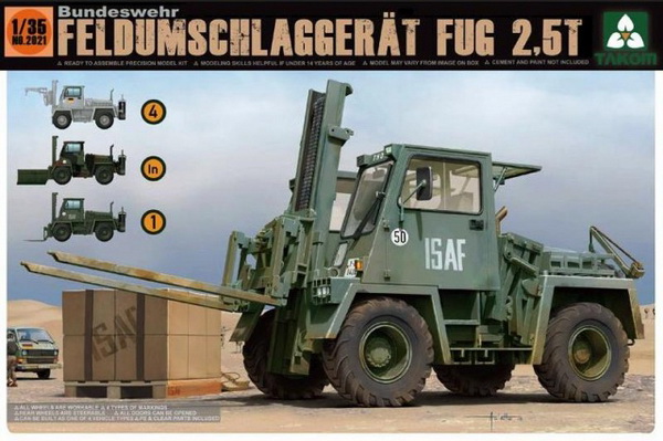 Автопогрузчик bundeswehr feldumschlaggerat fug 2,5t 2021 Модель 1:35