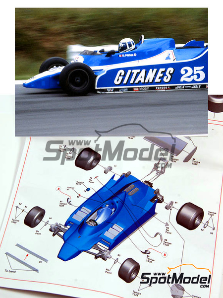 Модель 1:43 Ligier Ford J11 №25 GP BELGIO (Winner: Didier Pironi / J.Laffitte) (KIT)