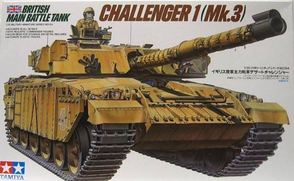 challenger i (mk iii) Английский танк с 2 фигурами 35154 Модель 1:35