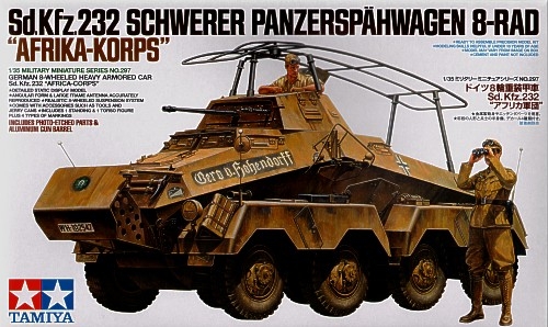 Модель 1:35 Sd.Kfz.232 (африканский корпус)