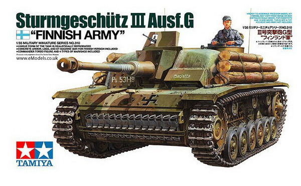 sturmeschutz iii ausf.g “finnish army” 35310 Модель 1:35