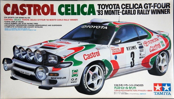 Модель 1:24 Toyota Celica GT №3 «Castrol» Winner Rallye Monte-Carlo KIT