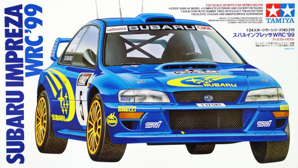 Модель 1:24 Subaru Impreza WRC №5 KIT