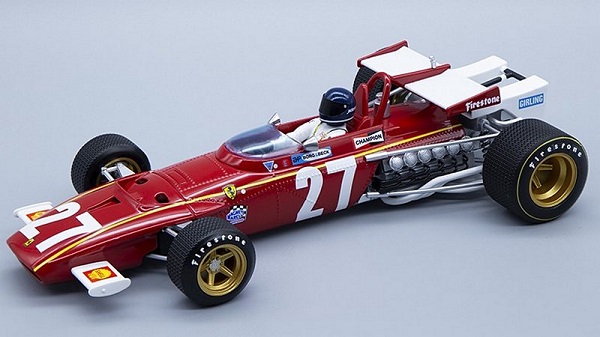 Ferrari 312B №27 GP Belgium 1970 (Jacques Bernard «Jacky» Ickx) TM18-064C Модель 1:18