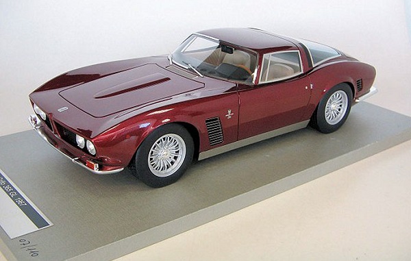 iso grifo gl 365 coupe - dark red TM18-07A Модель 1:18