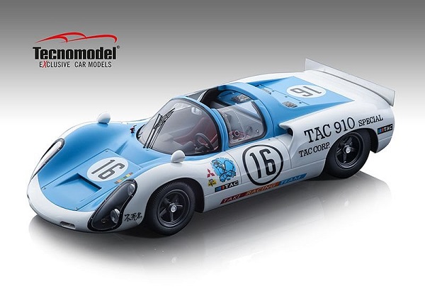 Porsche 910 #16 Taki Racing Japan GP 1969 TM18-158C Модель 1:18