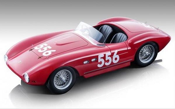 Ferrari 735s Spider N 556 Mille Miglia 1954 E.De Graffenried G.Parravicini Red TM18-246C Модель 1 18