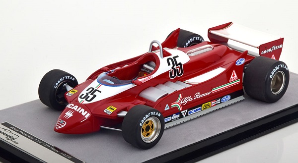 Модель 1:18 ALFA ROMEO F1 179 №35 Italy Gp (1979) Bruno Giacomelli, Red White