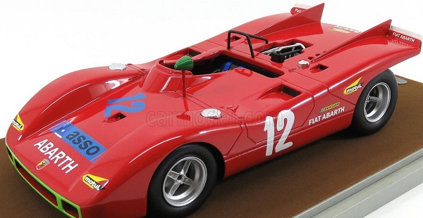 ABARTH 2000sp №12 Targa Florio (1971) Taramazzo - Ostini, Red TM18-59B Модель 1:18