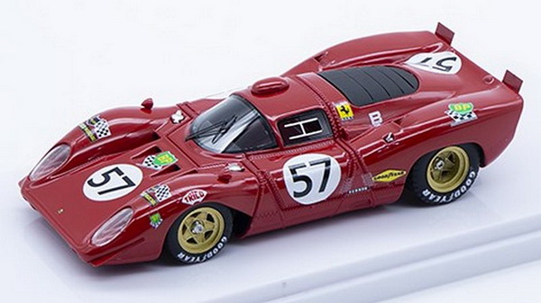 Ferrari 312 Coupe P #57 Le Mans 1970 Adamowicz - Parson TM43-05F Модель 1:43