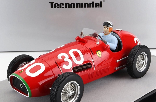 ferrari f1 500 f2 №30 winner swiss gp (with pilot figure) (1952) piero taruffi, red TMD18-66C Модель 1:18