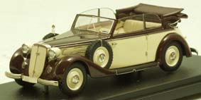 horch 930v 3,8 liter v8 cabrio offen - beige/brown AAM043-1 Модель 1:43