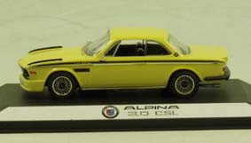BMW Alpina 3.0 CSL (E9) - yellow JM081-1 Модель 1:43
