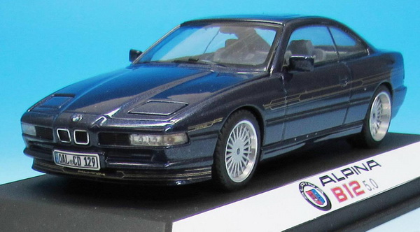 BMW (E31) Alpina B12 5.0 Coupe - blue JM098-1 Модель 1:43