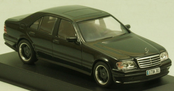 Модель 1:43 Mercedes-Benz 600 SEL (W140) AMG Limousine - black