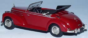 mercedes-benz 220 cabrio a open top - red M43073-4 Модель 1:43