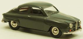 saab 96 (replica made for danhausen modelcars) - dark grey MOA102-4 Модель 1:43