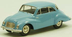 Модель 1:43 DKW 3=6 (replica made for Danhausen Modelcars) - lightblue