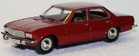 opel rekord d limousine (4-door) (replica made for danhausen modelcars) - red MOA122-1 Модель 1:43