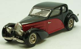 Модель 1:43 Bugatti T57 Ventoux - black/red