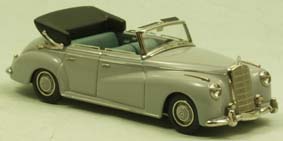 mercedes-benz 300 b cabrio open (w186) «adenauer» - grey TW372-1 Модель 1:43