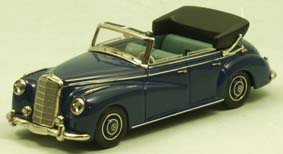 Mercedes-Benz 300 B Cabrio (open) (W186) «Adenauer» - blue TW372-3 Модель 1:43