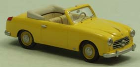 Модель 1:43 NSU-FIAT Neckar Sport convertible open top - yellow