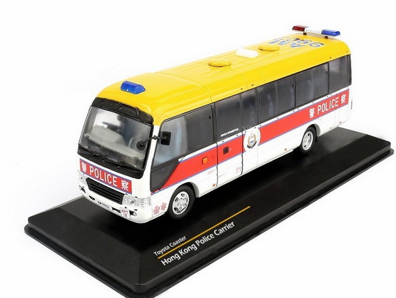 Модель 1:43 Toyota Coaster Hong Kong Airport Police Personnel Carrier