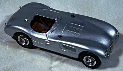 jaguar c-type street - argento-silver TMC045 Модель 1:43