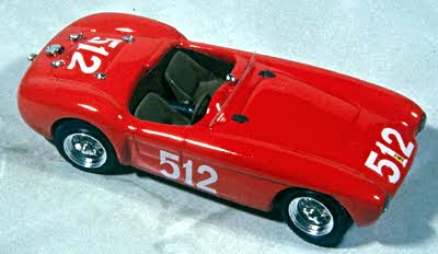 Модель 1:43 Ferrari 500 Mondial №512 Tour de France - red